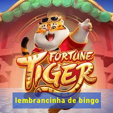 lembrancinha de bingo